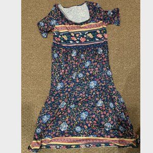 Colorful Boho Floral Maxi Dress